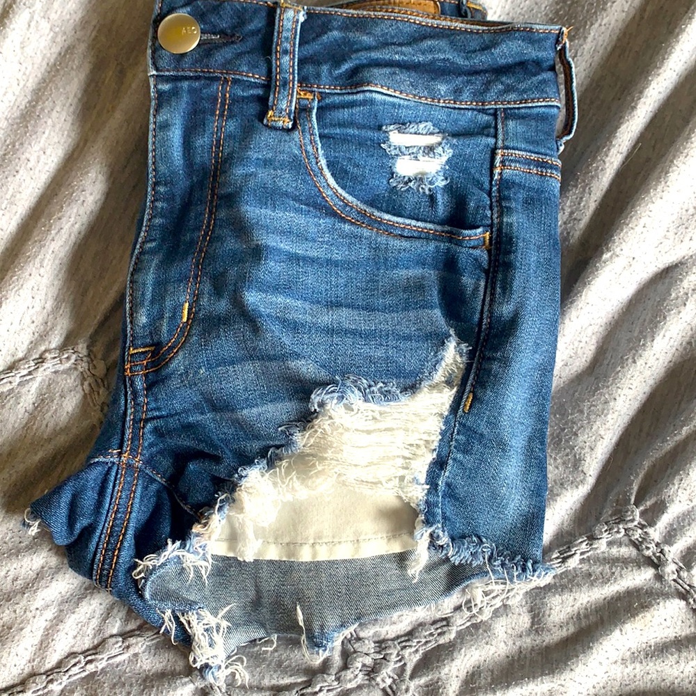 American eagle super stretch Hi-rise shorties